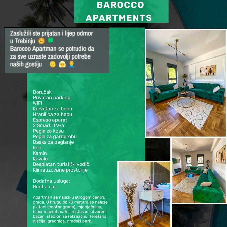 Apartman Barocco Trebinje Eksteriør bilde