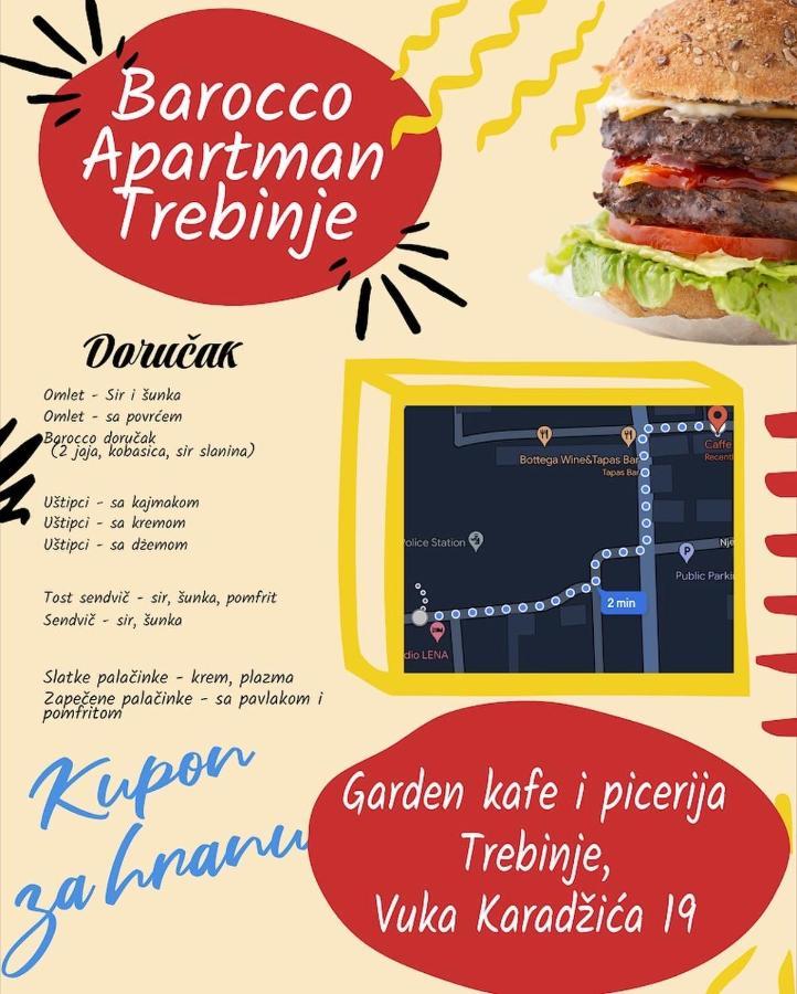 Apartman Barocco Trebinje Eksteriør bilde